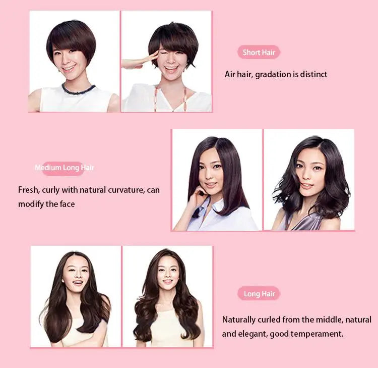 28mm magic curler set pink automatic curler lazy curler with free hair clip comb (VAV-022B authentic)