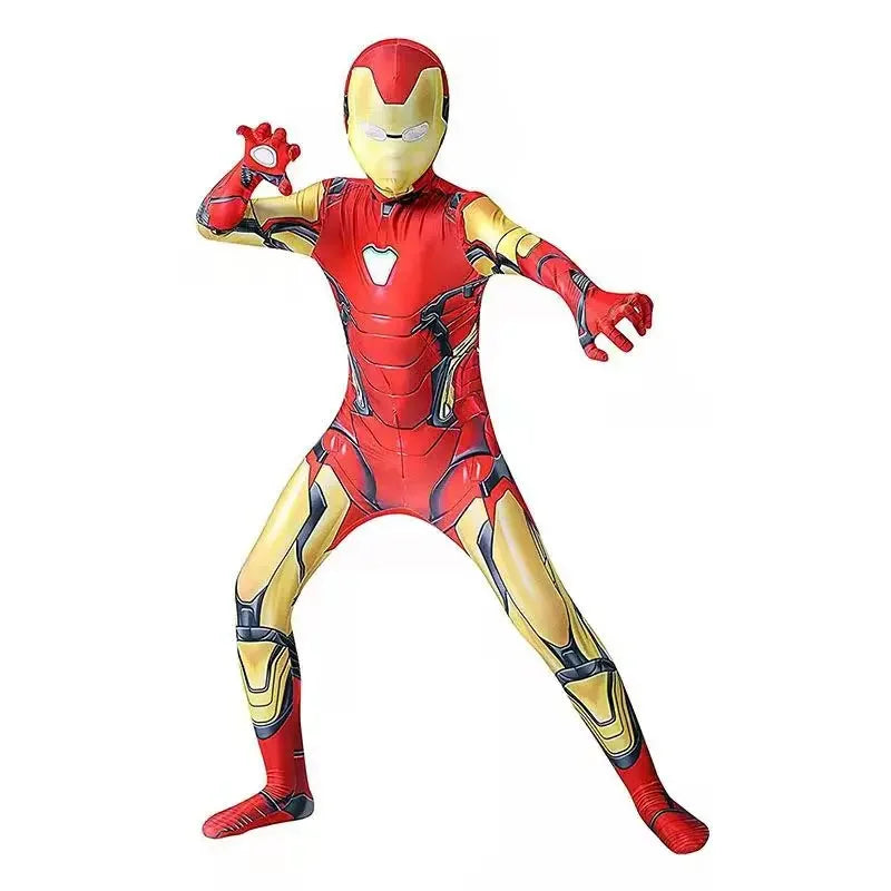 2026 High Quality Superhero Spidermans Costume Bodysuit For Kids Adult Spandex Zentai Halloween Party Cosplay Jumpsuit