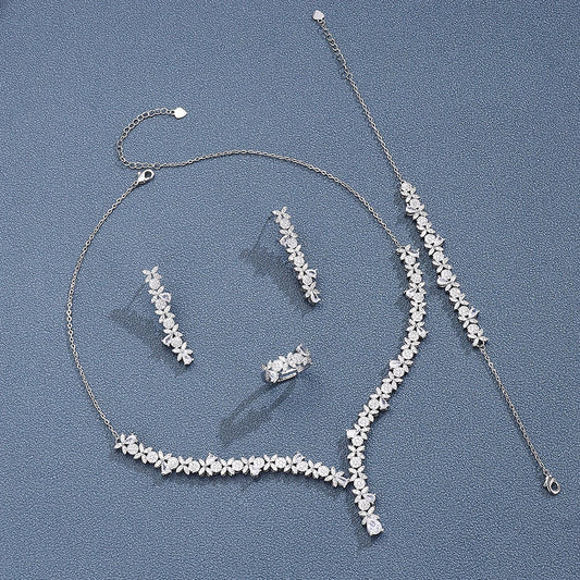 Bridal Jewelry Sets New Fashion Dubai Jewelry Set For Women Wedding Party Accessories Design