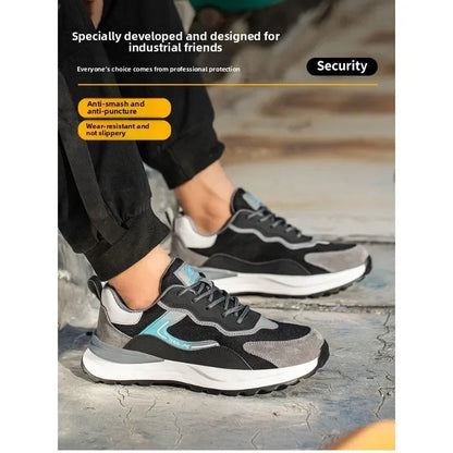 Safety Shoes with Steel Toe Caps Odor Prevention and Protection Shoes Insulated Shoes  Breathable Labor Protection Shoes
