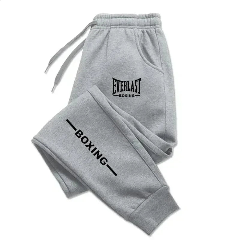 2025 Autumn Winter Printed Running Pants Men Women Outdoor Sports Fitness Pants Jogging Fleece Casual Sports Pants