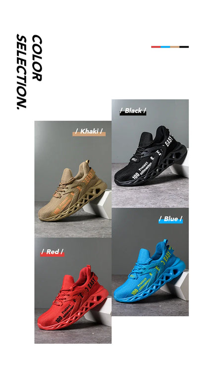 Work Safety Shoes For Men Lightweight Protective Work Sneakers Lightweight Men Shoes Breathable Shoes Anti-Puncture Work Shoe