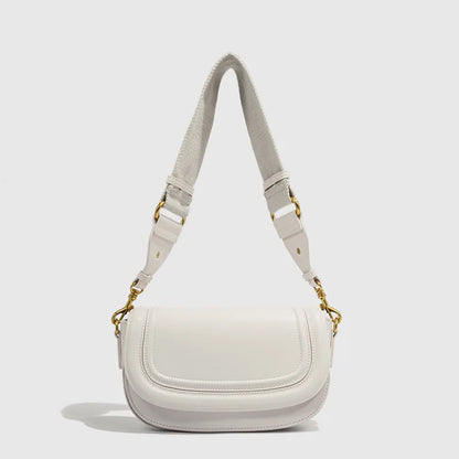 2025 New Women's Bag Wide Shoulder Strap Shoulder Bag Diagonal Underarm Bag