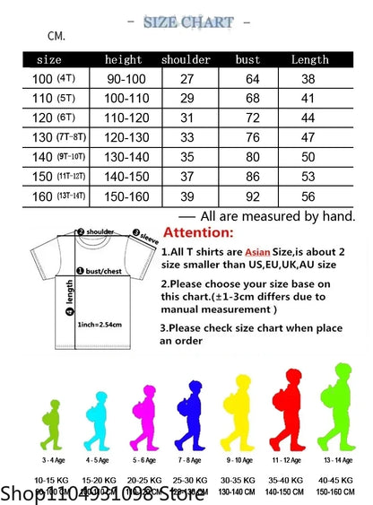 Fashion Sport 2Pcs Outfit, Printed Short Sleeve Tee and Shorts, Comfortable Summer Tracksuit for Boys Girls