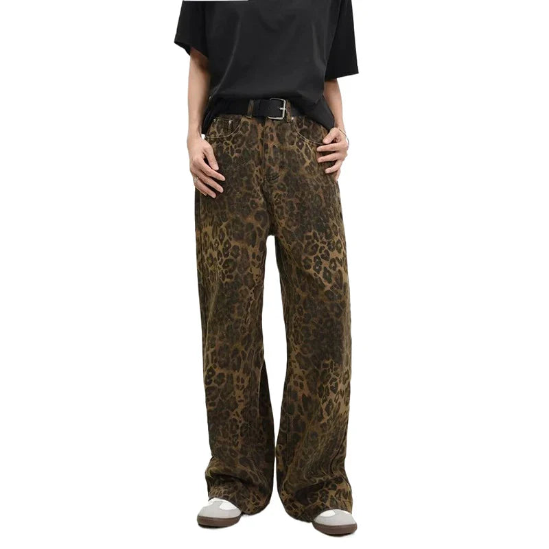 Female Oversize Wide Leg Trousers Street Wear