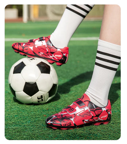 New Men Kids Non-Slip Ultralight Football Boots Professional Cleats Grass Boys Soccer Shoes Match Training Shoes Drop Shipping