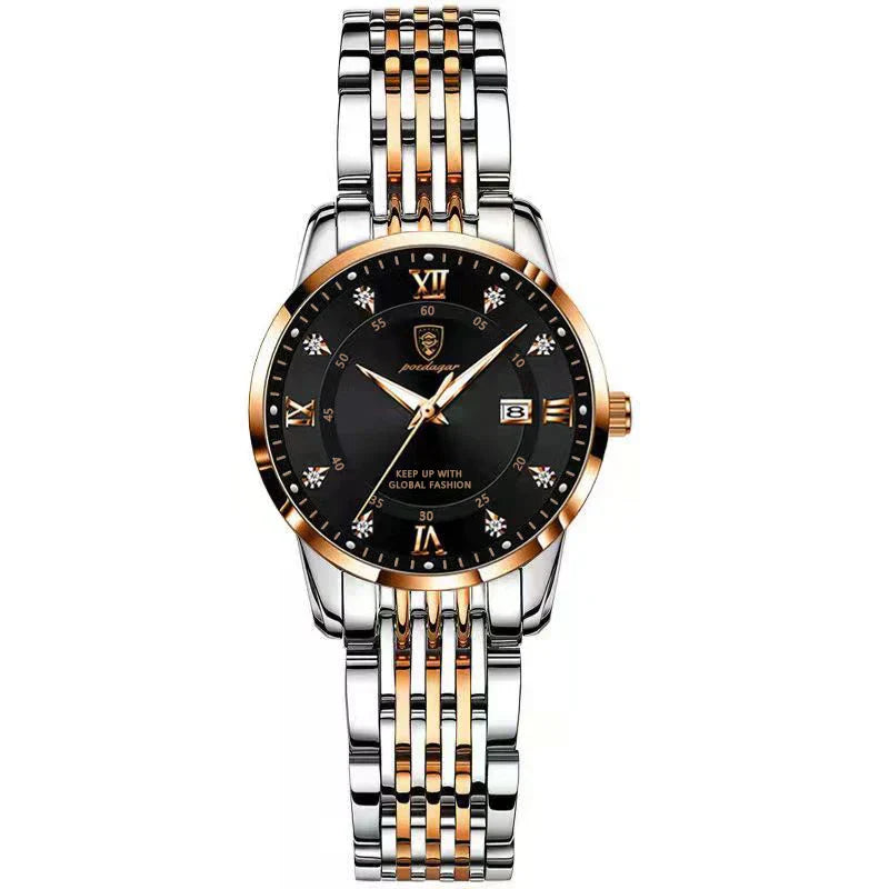 Luxury Woman Watch Waterproof Stainless Steel Luminous Date Ladies Watch Fashion Simple Casual Women’s Quartz Watches