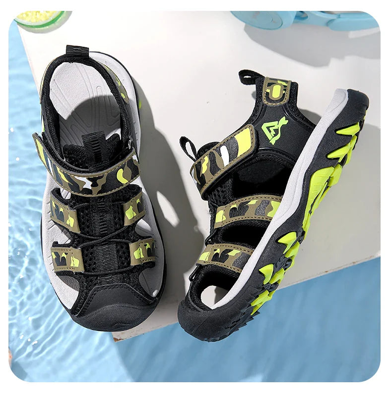 Children Girls Boys Sandals Children Beach Sandals Non-slip Soft Bottom Breathable Boys Shoes Outdoor Kids Shoes