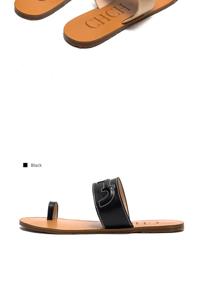 Women's Sandals New Simple Casual Flat Shoes Woman Beach Shoes