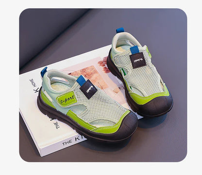 Unisex Children’s Sports Sandals 2026 New Summer Kids Barefoot Beach Shoes Non-slip Comfort Versatile Chic Outdoor Hiking Shoes