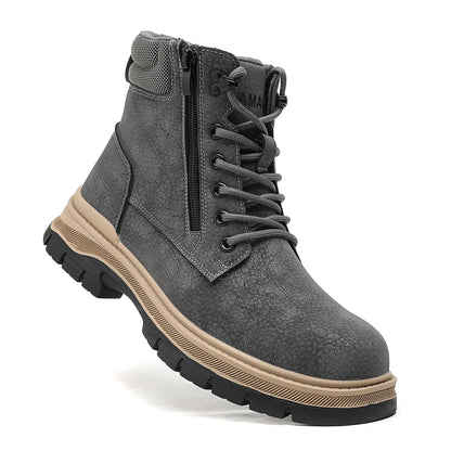 New Non Slip Work Shoes Men Work Boots Indestructible Safety Shoes Steel Toe Shoes Puncture-Proof Sneakers Male Footwear Shoes