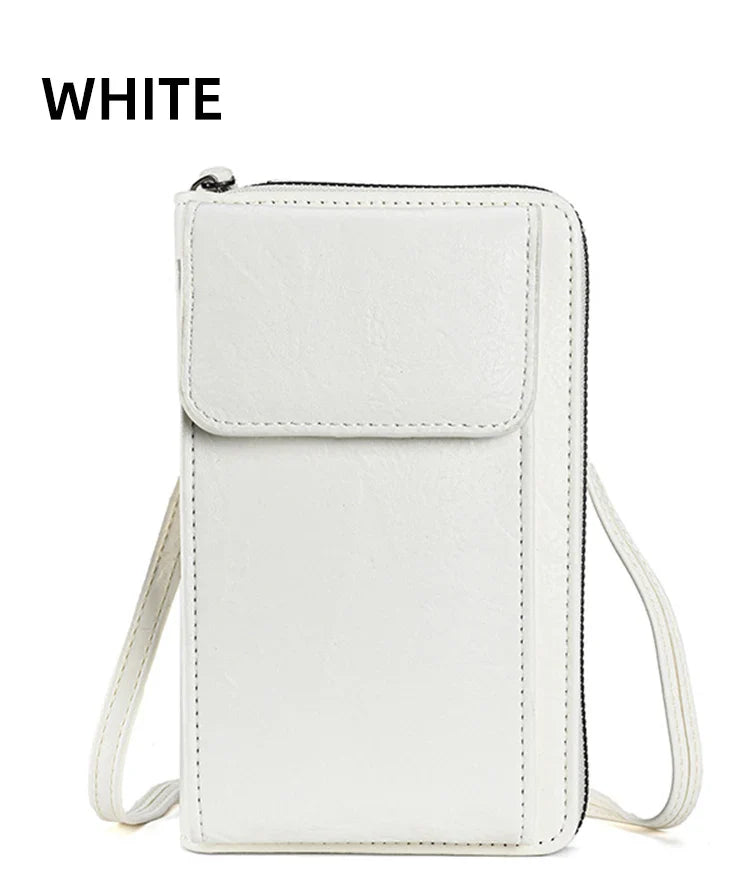 Fashionable single-shoulder bag, versatile crossbody bag, colorful mobile phone bag, large-capacity coin purse