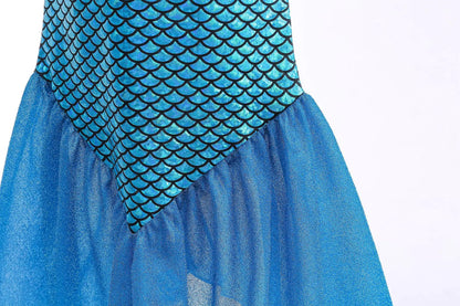 Princess Dress Girl Halloween Cosplay Party Costume Princess Fancy Clothes Children Outfit Birthday Dress