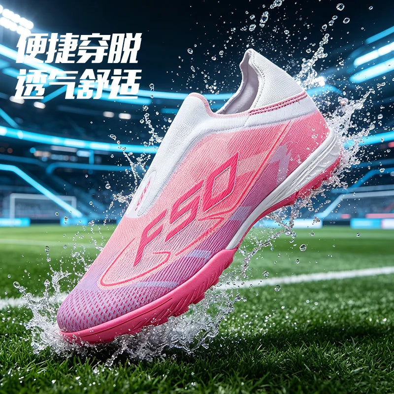 Men Professional TF Soccer Shoes Resistant Casual Grass Studded Male Non Slip Fast Foo451·a