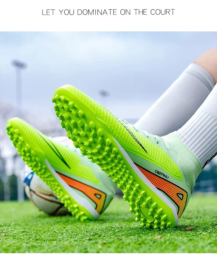 New Men Soccer Shoes Cleats Football Boots Professional Women Unisex Ultralight Match Grass Futsal High-quality TF/FG Sneakers