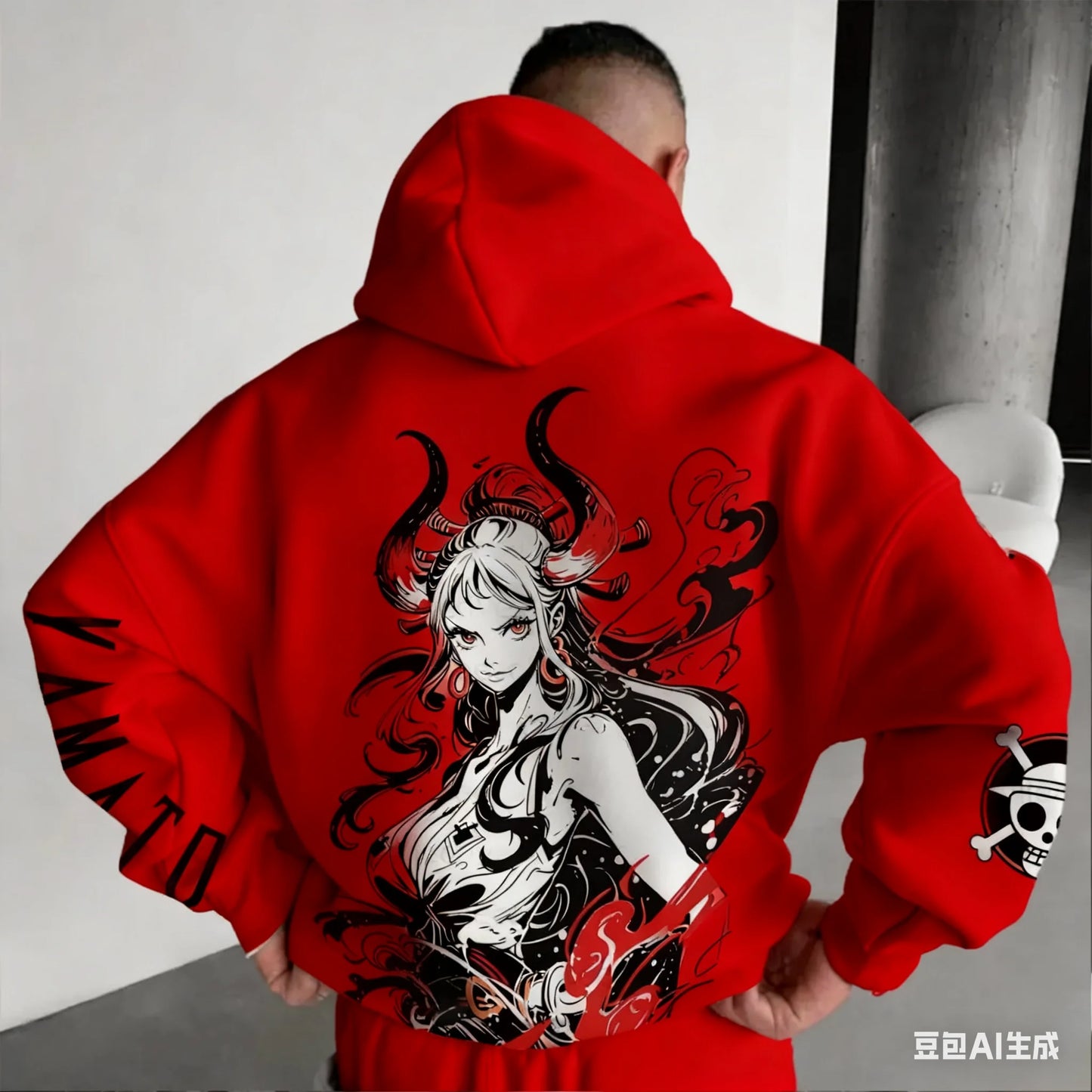 ONE PIECE Yamato Harajuku Anime 2025 Streetwear Winter Oversized Hoodie Vintage Men Women Long Sleeve Hooded Sweater Top Y2k