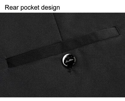 Male Smart Casual Pants Stretchy Men's Lightweight Quick Dry Breathable Slacks Casual Work Dress Pants for Men