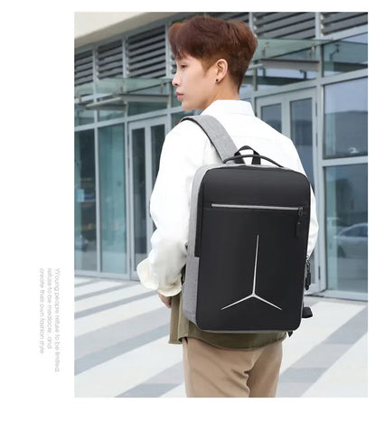 New Anti-theft USB Waterproof Hard Case Travel Smart Laptop Motorcycle Backpack Man EVA Fashion Business Men's Shell Backpack