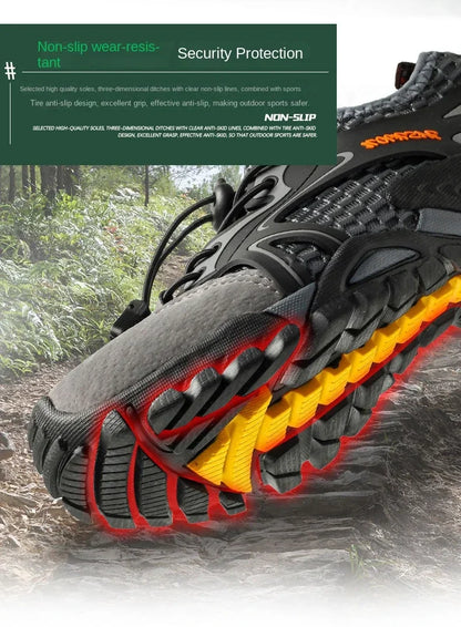 Wear-resistant Shoes for Men Hiking Shoes Jogging Trekking Sneakers Fast Zapatos Outdoor Hombre Invierno Outdoor Anti-slip