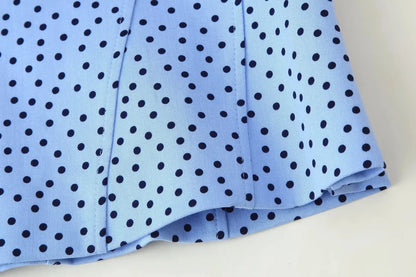 Sexy Y2K Girl Halter Tops Corset Slim Polka Dot Print Short Tops Fashion 2026 Spring Summer Streetwear Holiday Beach Top