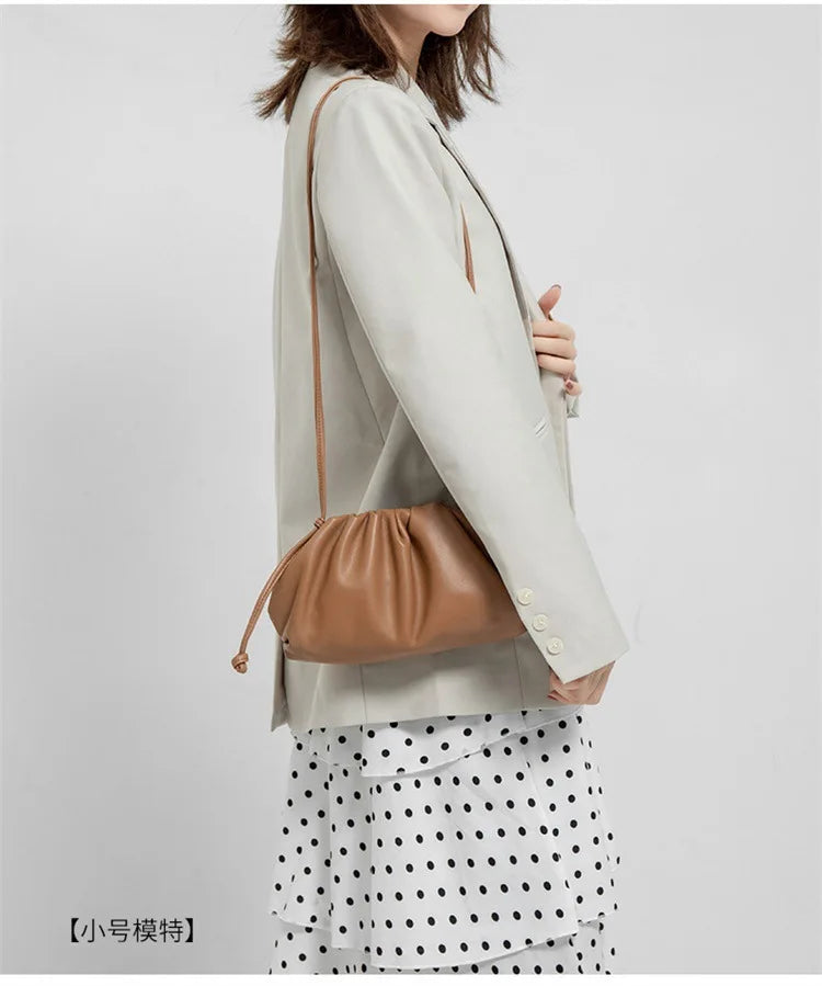 Soft Pu Leather Women Shoulder Bag High Quality Small Cloud Crossbody Bags for Women Fashion Female New Handbags Messenger Bags