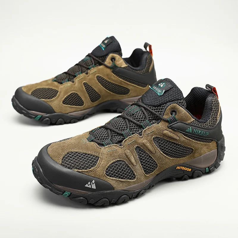 New Non-slip Wear Resistant Men‘s Outdoor Hiking Shoes Breathable Splashproof Climbing Men Sneaker Hunting Mountain Shoes
