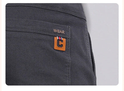 New Winter High-End Business Men's Suit Pants Autumn and Winter Slim Straight Casual Pants Versatile Fashion Trousers Korean