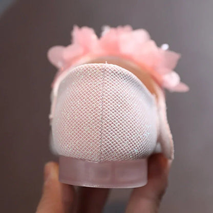 New fashion girls small leather shoes Korean version of the foreign-style cute princess shoes kids breathable white school dance