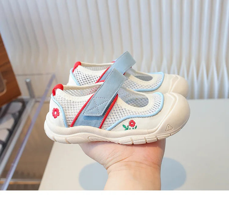 Kids mesh sneaker Anti-slip Sandal Toddler Boy Sports Shoe Girl Children Breathable Beach Sandal Soft Bottom sports casual Shoes