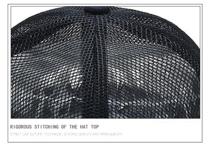 Summer Men Hat Openwork Brim Breathable Mesh Cap Outdoor Sports Sunscreen Baseball Women Sunhat