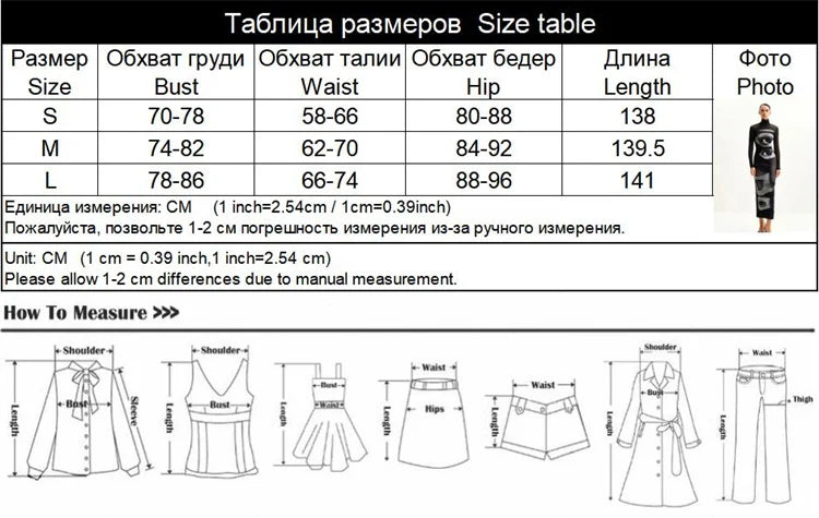 Fashion Women's Maxi Dresses Printed Turtleneck Regular Long Sleeves Sheath Slim Fit Eyes Causal Streetwear Vestidos