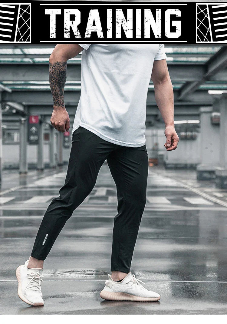 High Quality Men Running Fitness Sweatpants Male Casual Outdoor Training Sport Long Pants Jogging Workout Trousers Bodybuilding