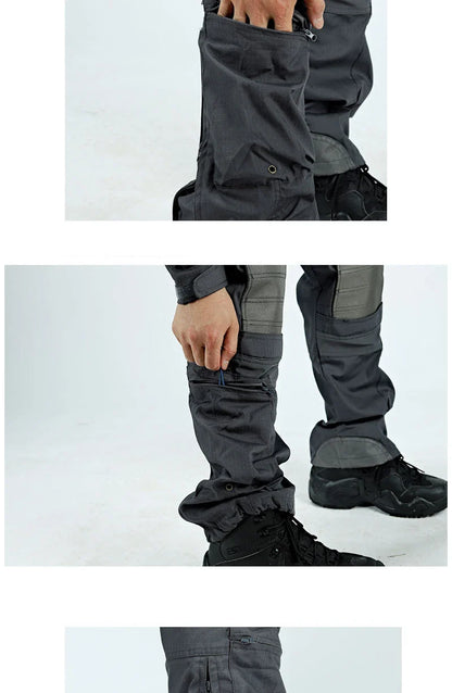 Outdoor Tactical Pants Casual Waterproof Cargo Pant Men New Training Trousers Wear-Resistant Multi Bag Casual Man Pant New