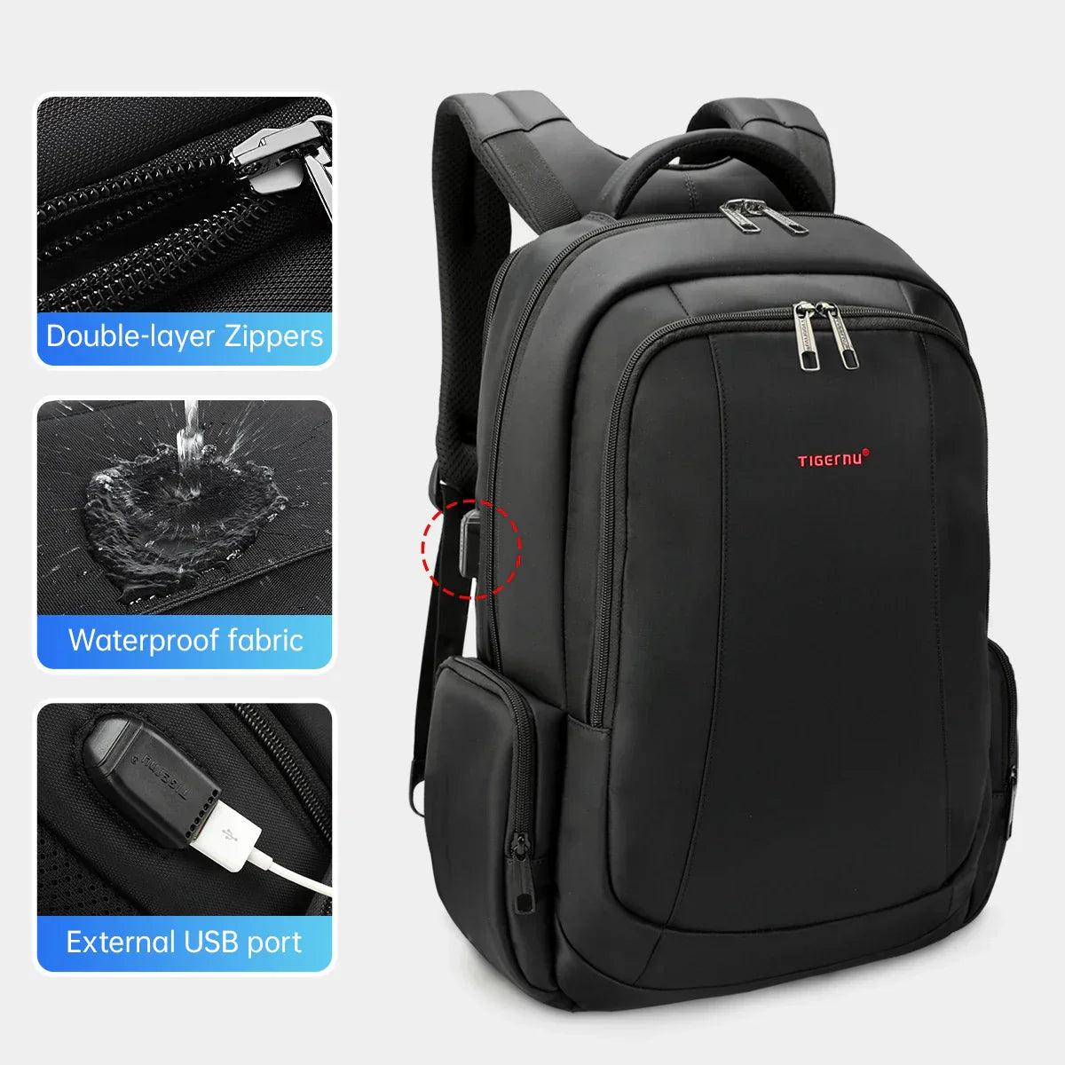 Travel Backpacks Vacuum Backpack 14 15.6 17.3inch Laptop Backpack For School Backpack Men Schoolbag Compression Backpack
