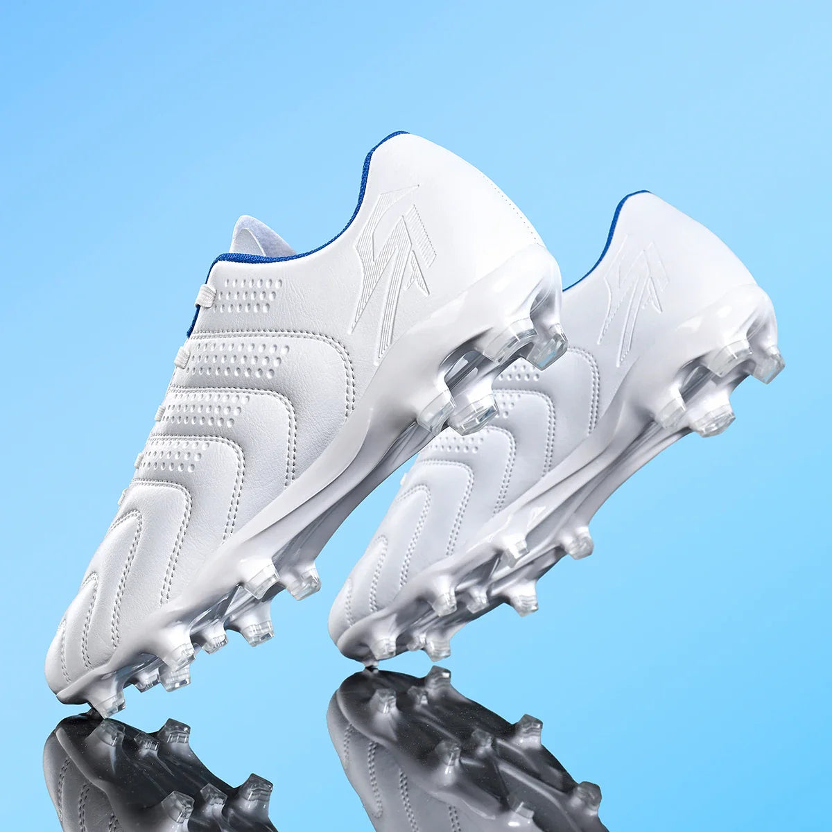 AG/FG Soccer Boots Unisex Youth Adult PU Fabric Upper TPU Sole Non-Slip Wear-Resistant Outdoor Sports Pitch