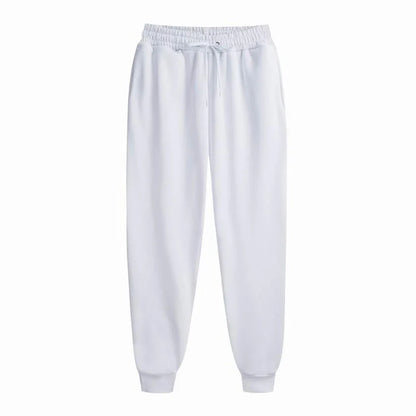 Men's Athletic Trainning Joggers Casual Loose Fit Sweatpants Spring Fall Fleece Lined Pants Elastic Waist Drawstring Trousers