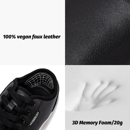 Minimalist Shoes for Men Women Wide Toe Barefoot Zero Drop Shoes Casual Artificial Leather Lightweight Walking Sneakers
