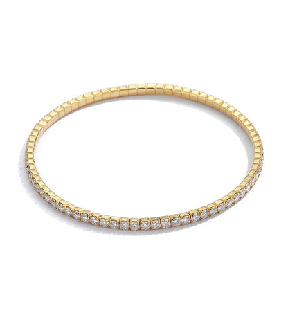 Elastic 2.5mm 3mm Full D Color Moissanite Tennis Bracelet Bangle for Women 925 Silver Pass Diamond Test Hand Link Bracelets