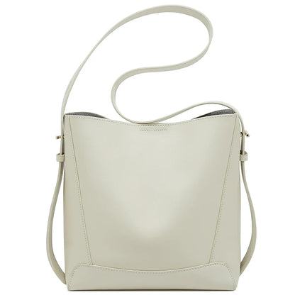 Lady Women Hobo Bucket Bag Split Leather Fashion Shoulder Bags Large Capacity Handbag Wide Adjustable Strap Female Bags