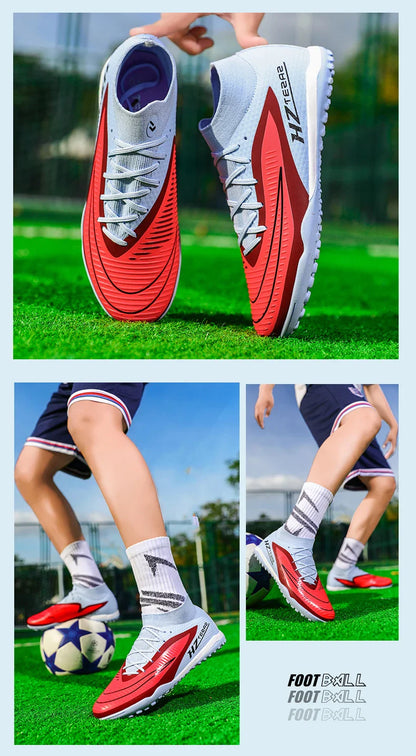 Men Football Boots New Adult Adult Professional Breathable Sports FG Fast Futsal Male Football Shoes Sneakers Turf Cleats Match