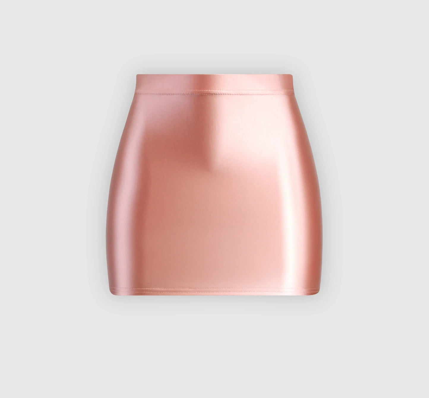 satin glossy Skirt Elastic Smooth Gloss Tight Skirt Oil Solid Color Half Skirt Satin glossy Wrap Hip Short Skirt