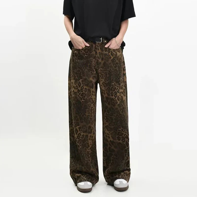 Female Oversize Wide Leg Trousers Street Wear