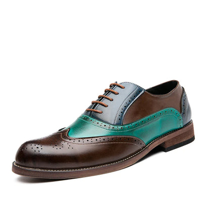Handmade Mens Dress Designer Bullock Leather Fashion Wedding Italy Office Party Luxury Brand Shoes for Men Loafers Male Shoes 48