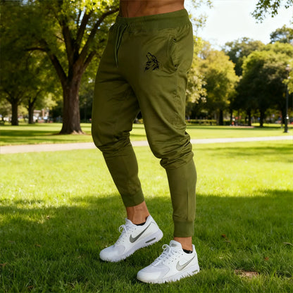 2026 New Casual Pants Men's Jogger Sweatpants Large Size Elastic Waist Sports Trousers Loose Fitness Clothes Spring Thin Section