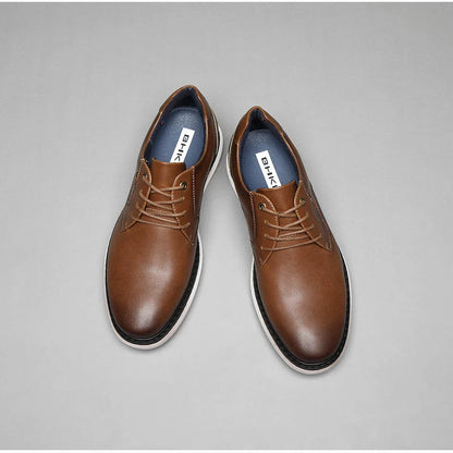 Genuine Leather Dress Shoes Comfy Men Casual Shoes Smart Business Work Office Lace-up Men Shoes