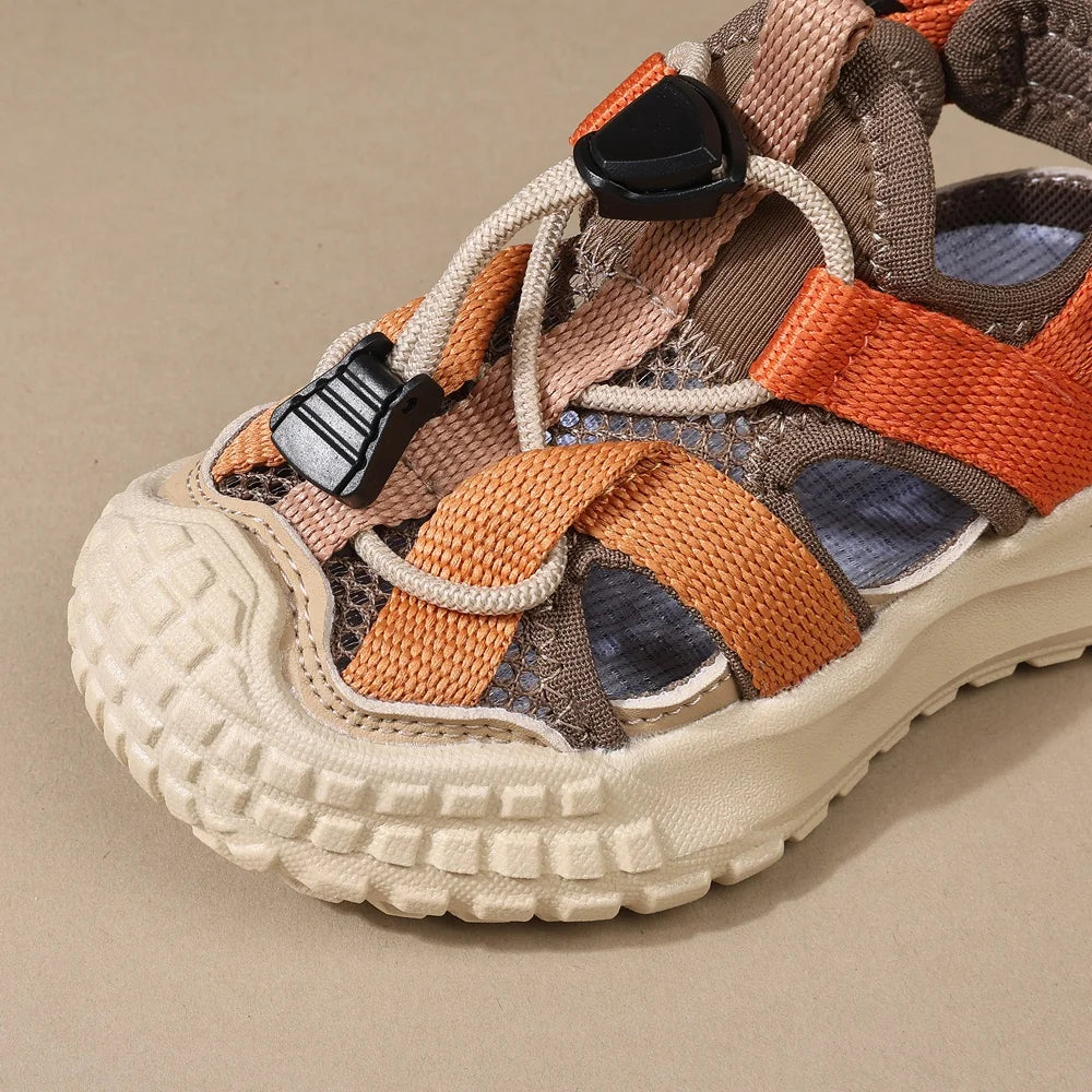 New Summer Children Sandals For Boys Breathable Kids Sport Shoes Soft Sole Fashion Toddler Boys Beach Sandals EU 21-30