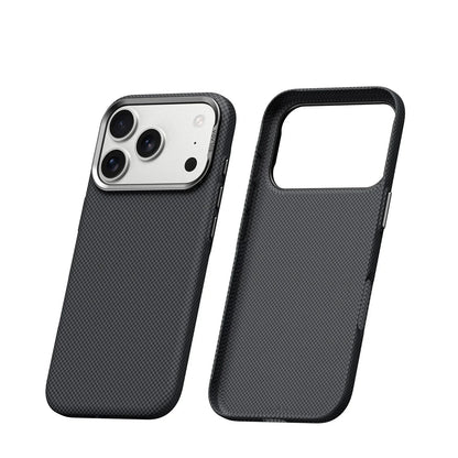 Iphone 17 Pro Max / 17 Pro / 16 Pro Max / 16 Pro Magnetic Stand Carbon Fiber Pattern Magsafe Pc Hard Cover