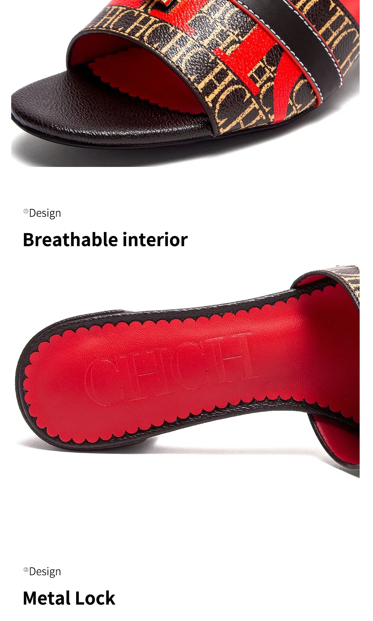 Woman's Heels Sandals Low Block Chunky Slide Sandals Slip on Comfortable Casual Pumps Shoes 5cm