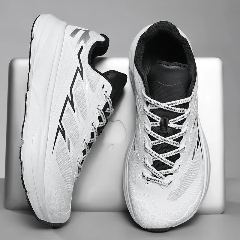 Wide Toe Men Running Sneakers Minimalist Barefoot Shoes Lightweight Breathable Zero Soles Outdoor Man Casual Walking Sport Shoes