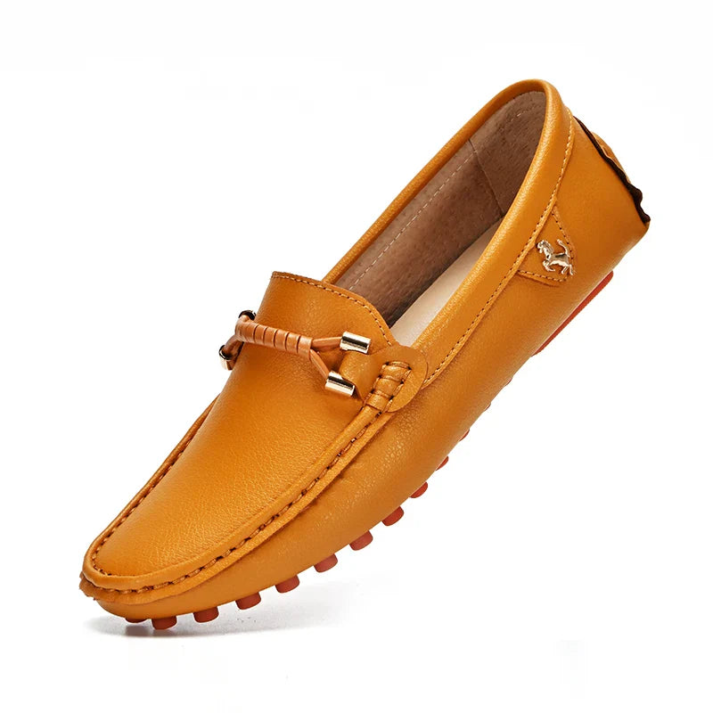 White Loafers for Men Size 48 Slip on Shoes Driving Flats Casual Moccasins for Men Comfy Male Loafers